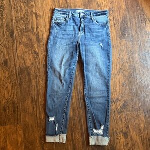 Cello distressed frayed ankle jeans size 7 (P6)